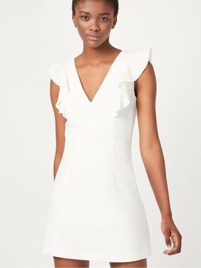 FRENCH CONNECTION CAMERON DRESS - SUMMER WHITE